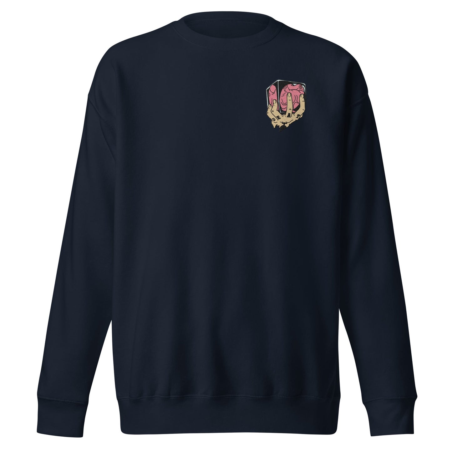Trafalgar Heart Shambles besticktes Unisex Premium Anime Sweatshirt