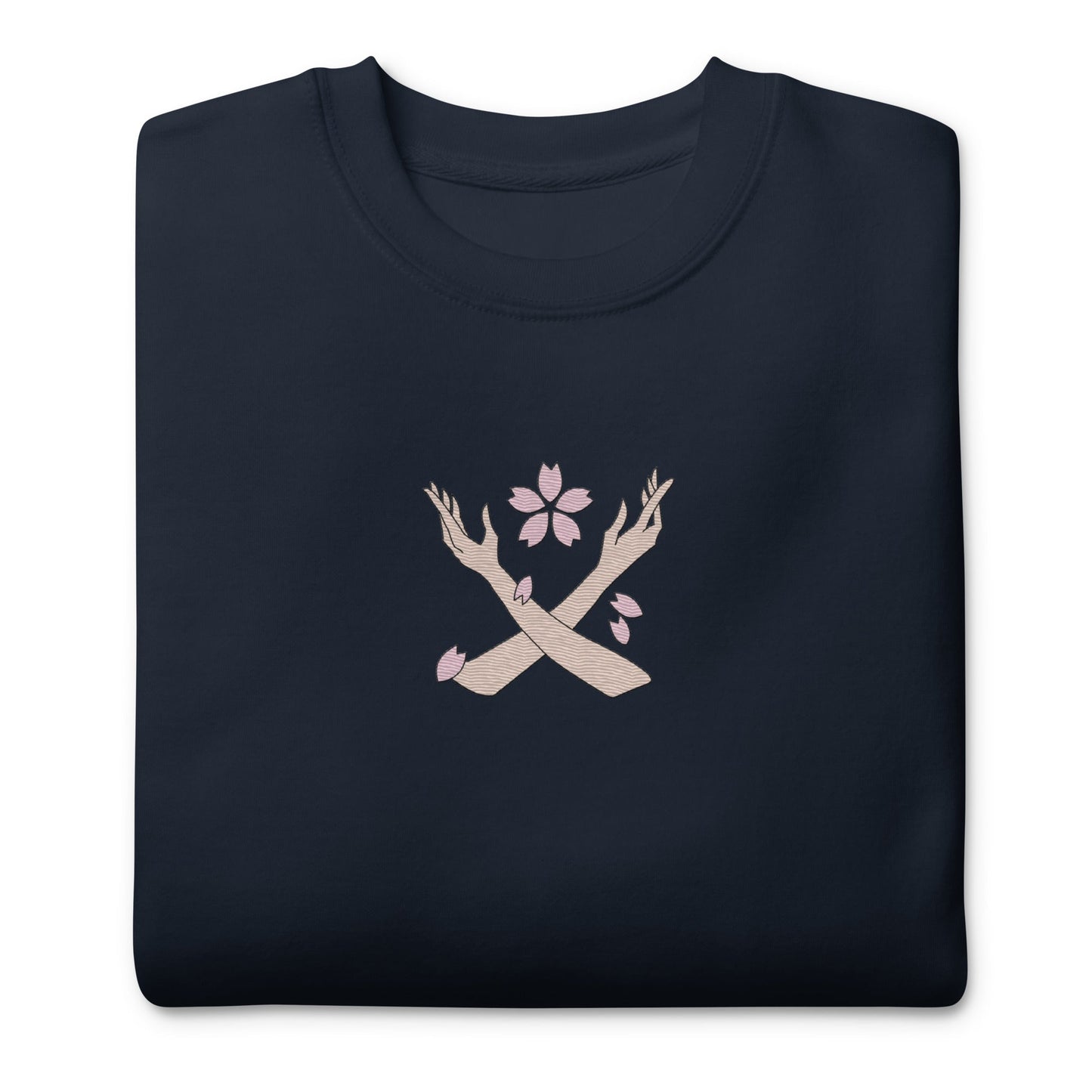 Robin Fleur Embroidered Premium Unisex Anime Crewneck Sweatshirt