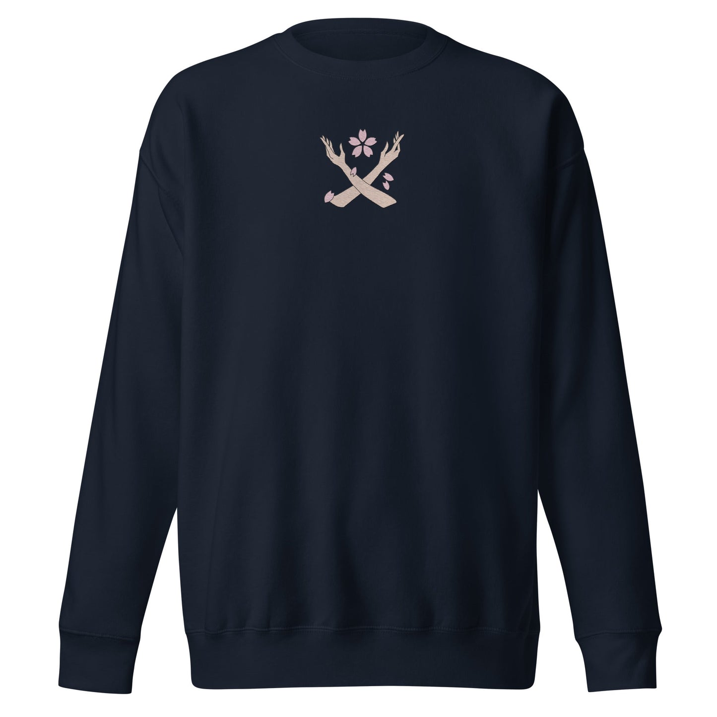 Robin Fleur Embroidered Premium Unisex Anime Crewneck Sweatshirt