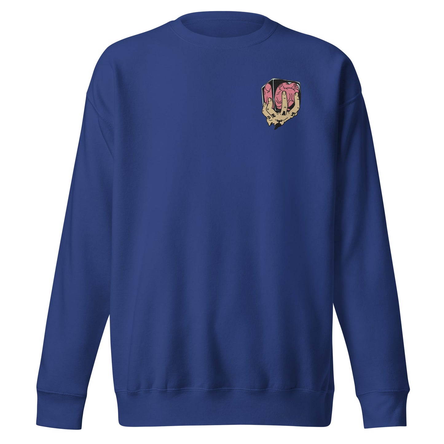 Trafalgar Heart Shambles besticktes Unisex Premium Anime Sweatshirt