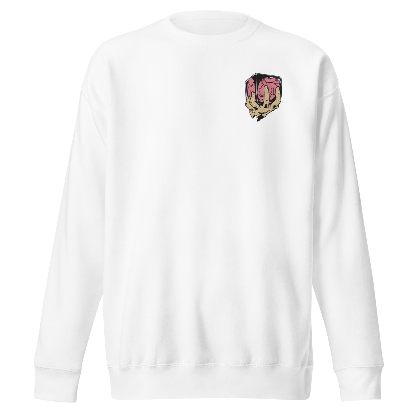Trafalgar Heart Shambles besticktes Unisex Premium Anime Sweatshirt
