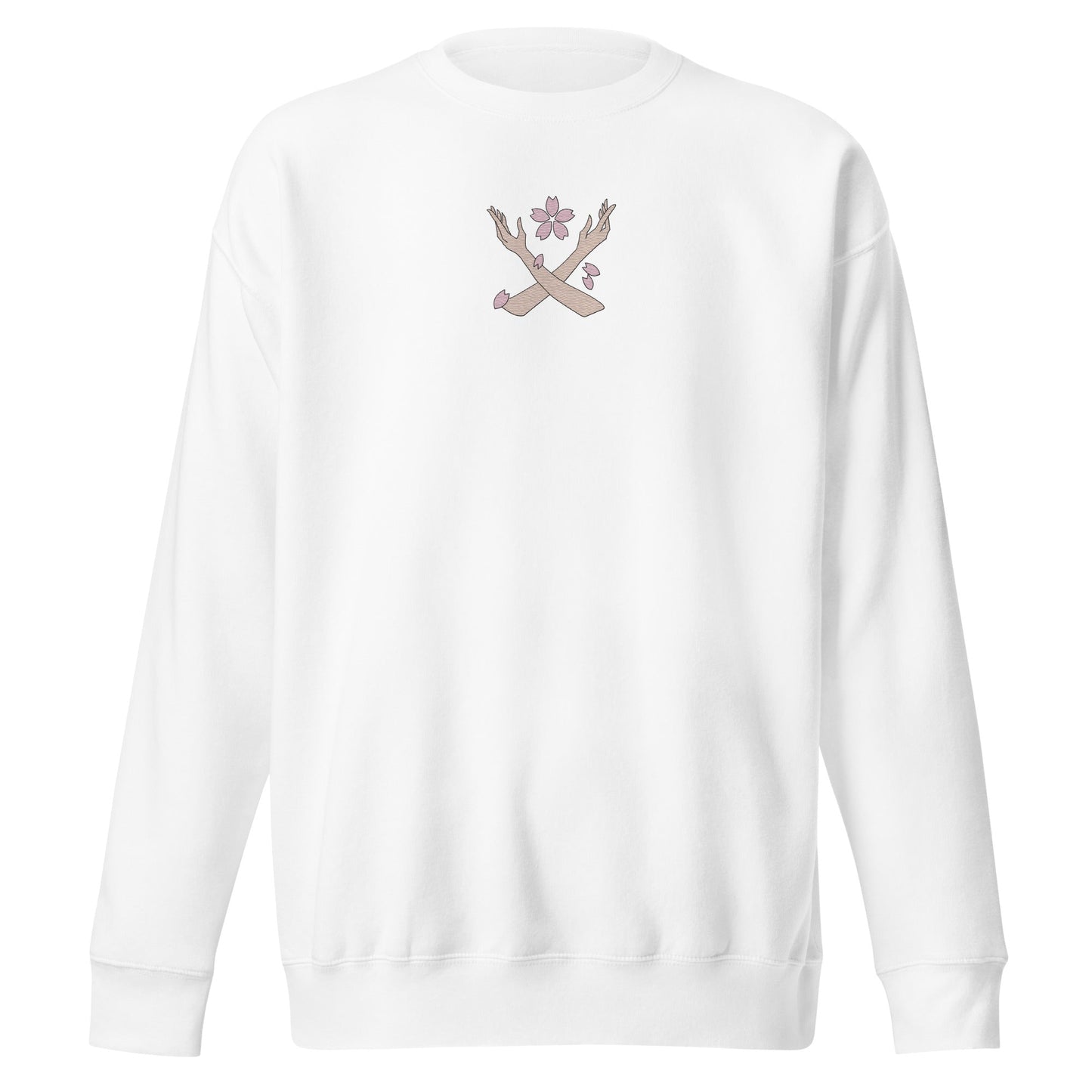 Robin Fleur Embroidered Premium Unisex Anime Crewneck Sweatshirt