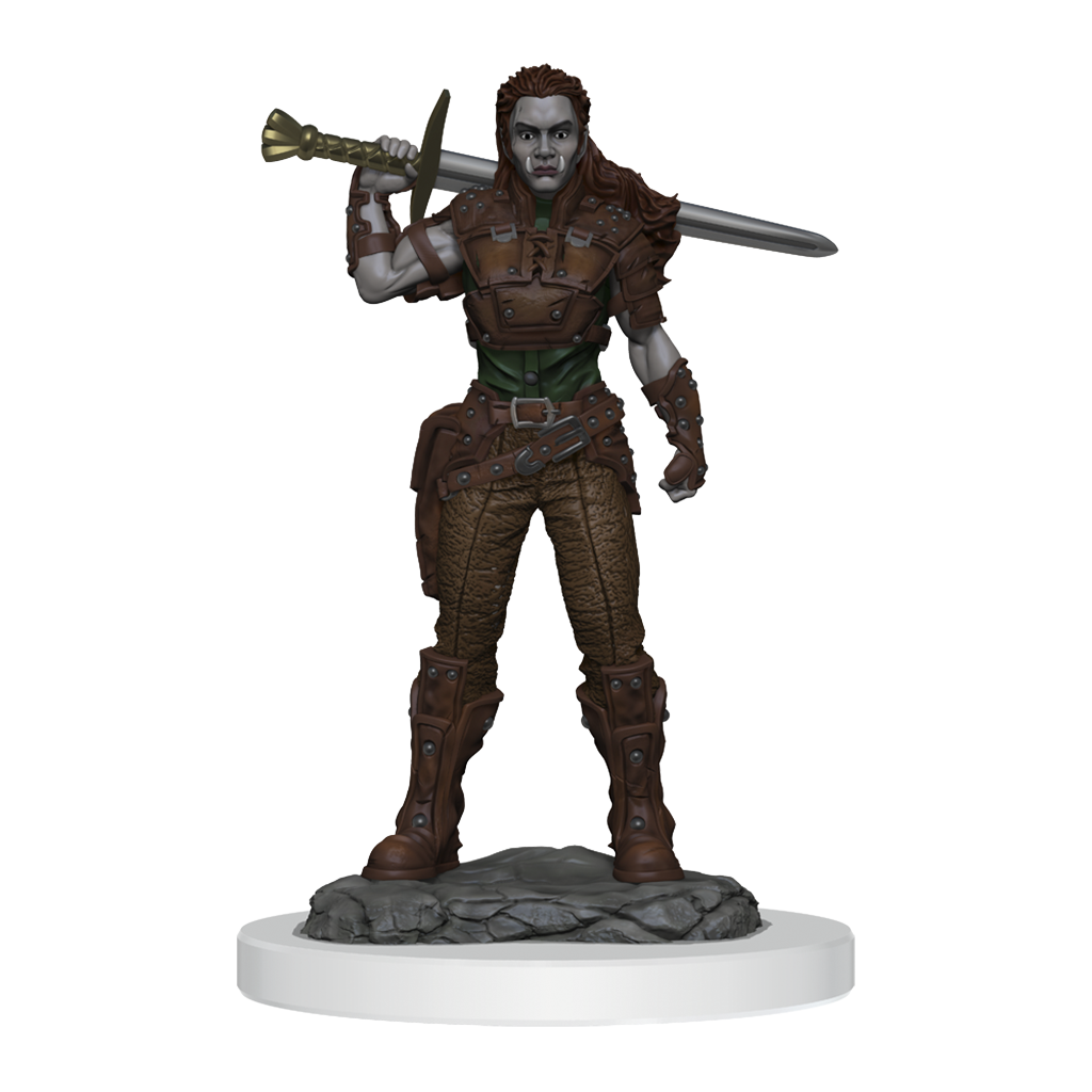D&D: Nolzur's Marvelous Miniatures - Orc Fighter Female