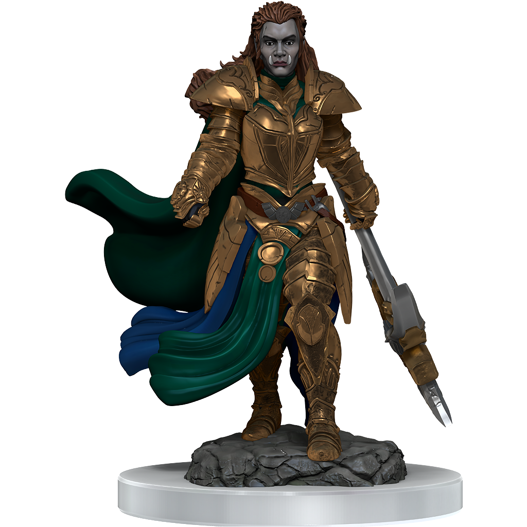 D&D: Nolzur's Marvelous Miniatures - Orc Fighter Female