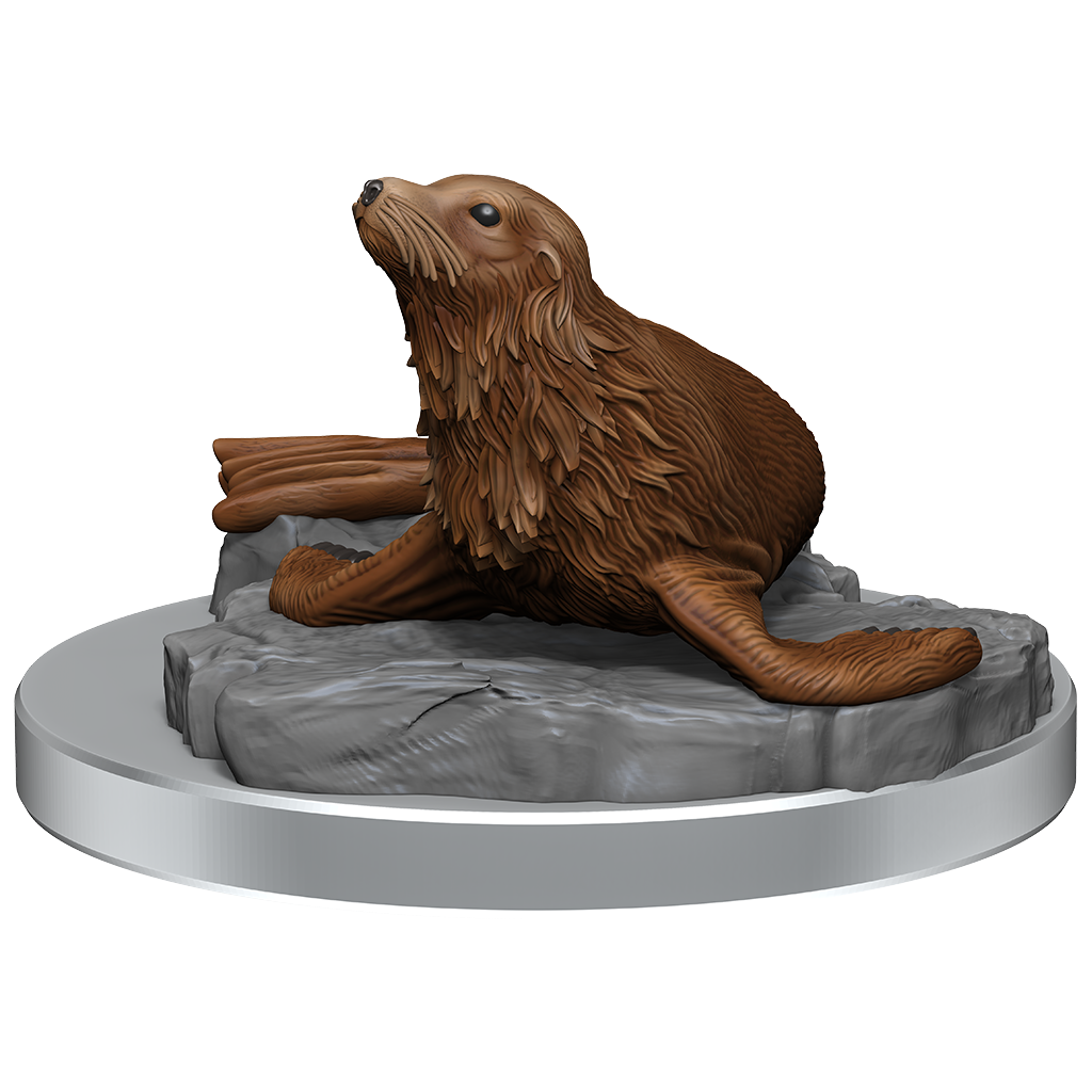 D&D: Nolzur's Marvelous Miniatures - Locathah & Seal