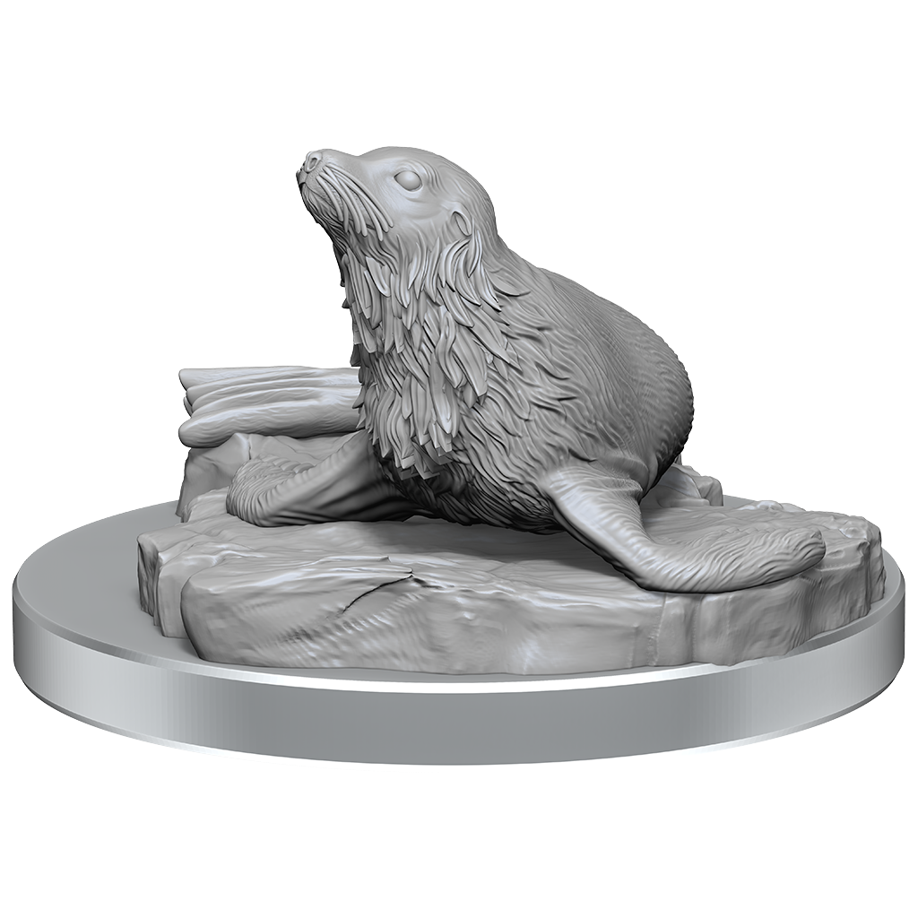 D&D: Nolzur's Marvelous Miniatures - Locathah & Seal