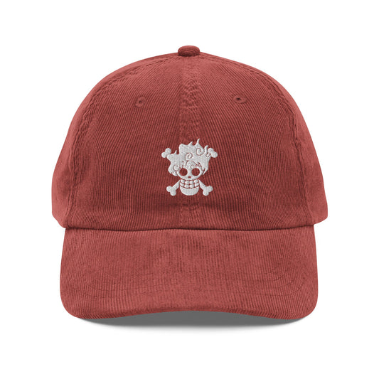 Luffy 5th Gear Embroidered Vintage Corduroy Anime Hat