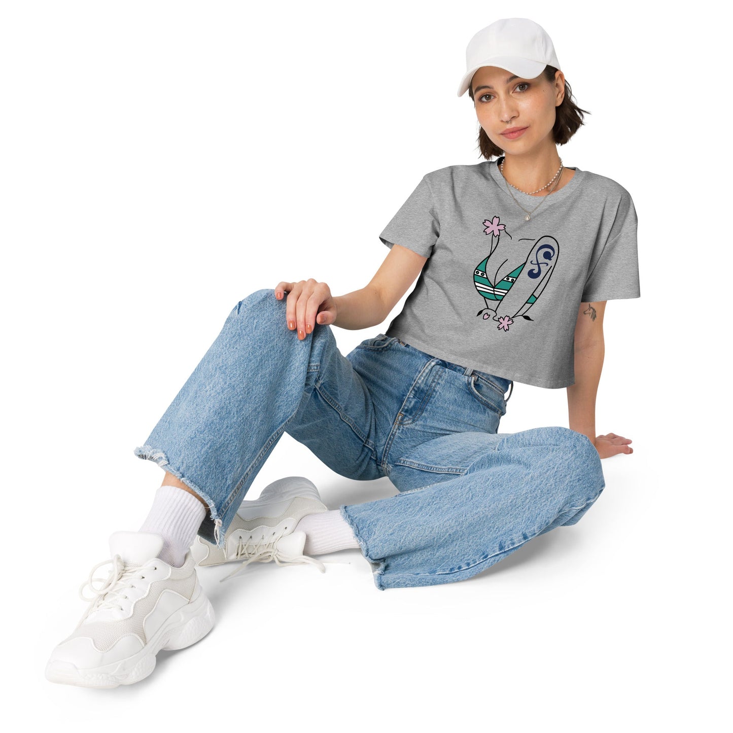 Nami Swans Womens Anime Crop Top