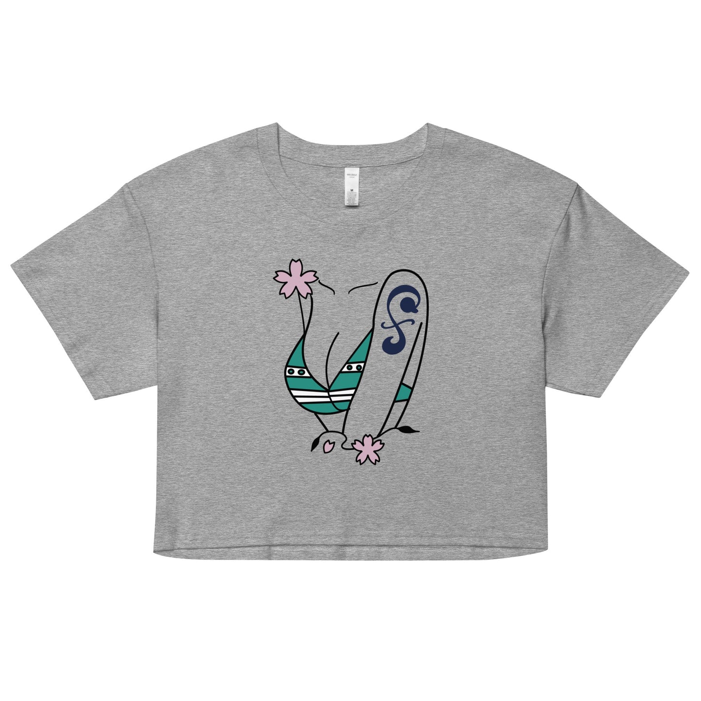 Nami Swans Womens Anime Crop Top