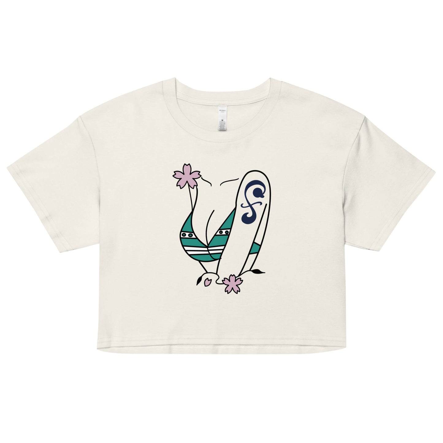 Nami Swans Womens Anime Crop Top