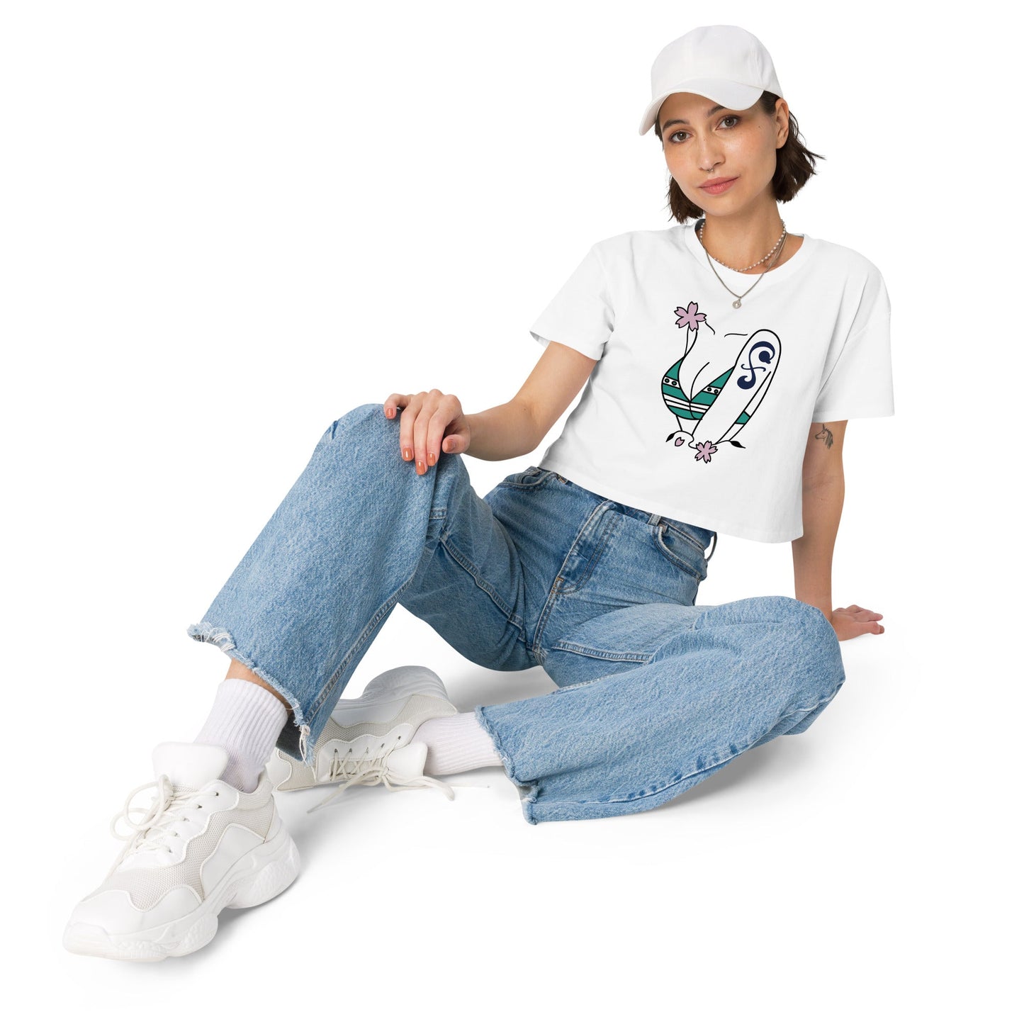 Nami Swans Womens Anime Crop Top