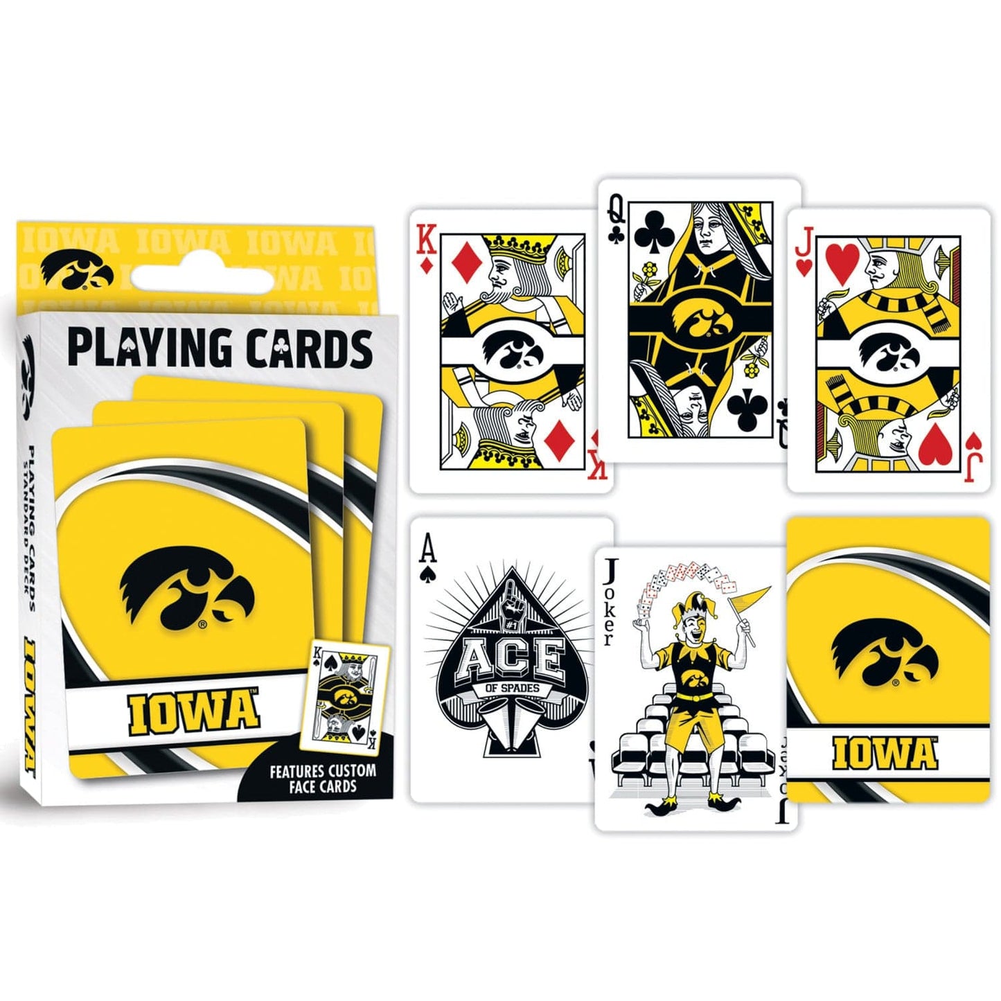 Iowa Hawkeyes Playing Cards - 54 Card Deck - Super Anime Store
