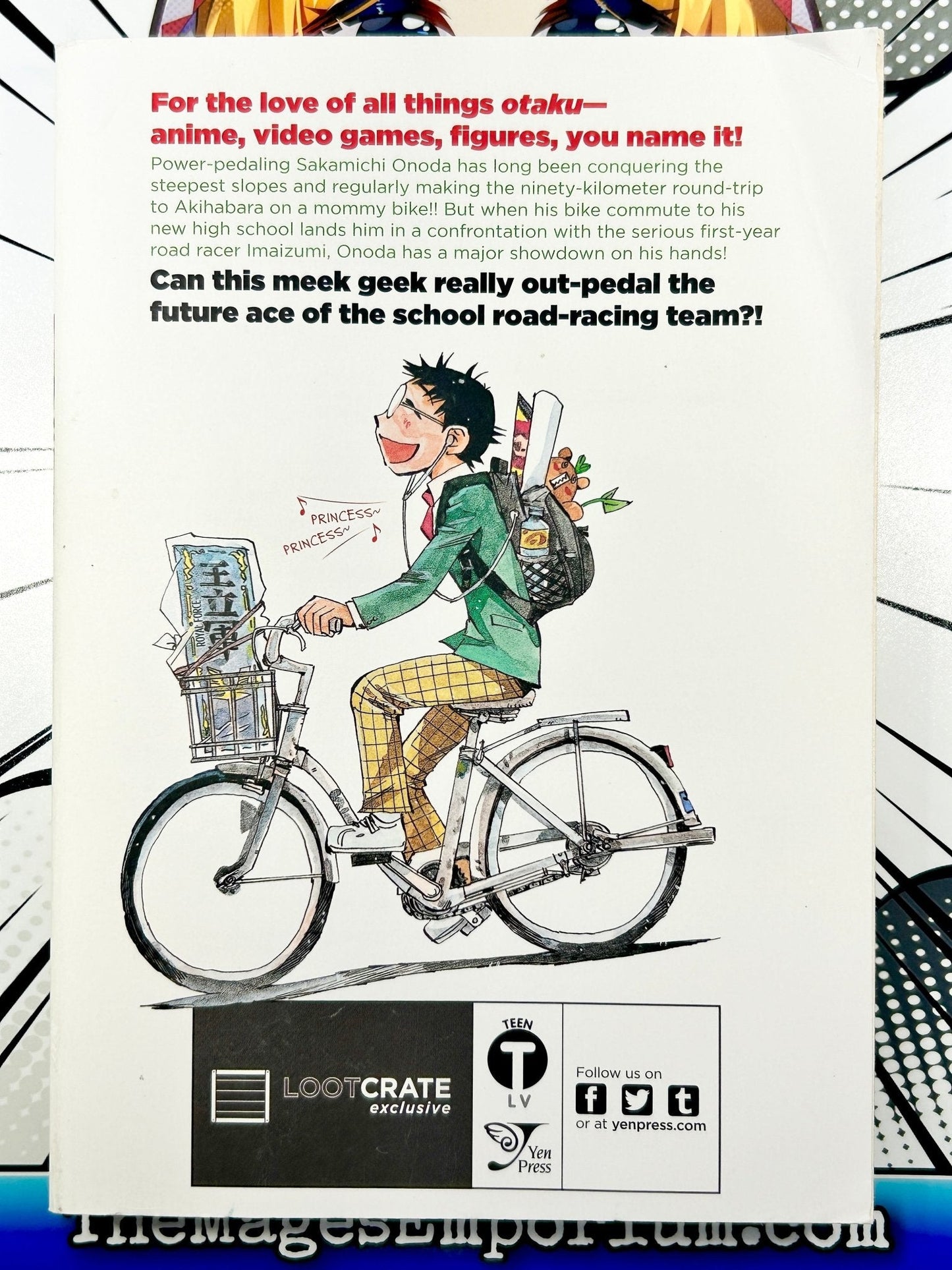 Yowamushi Pedal Vol 1 Lootcrate Exclusive