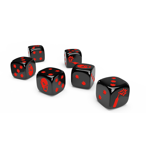Zombicide: 2nd Edition - Special Black and White Dice