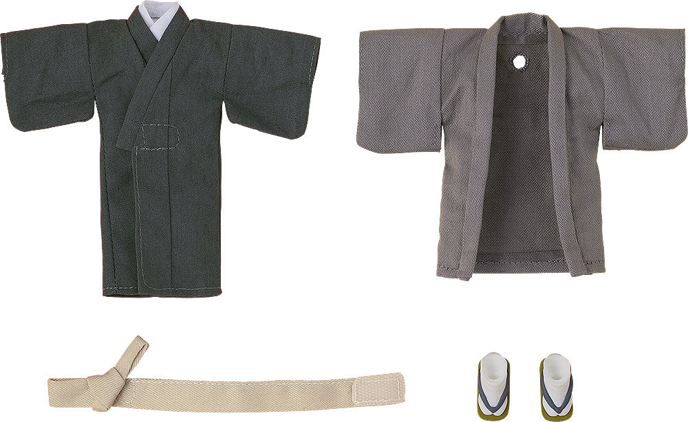 Nendoroid-Puppen-Outfit-Set: Kimono – Junge (Grau)