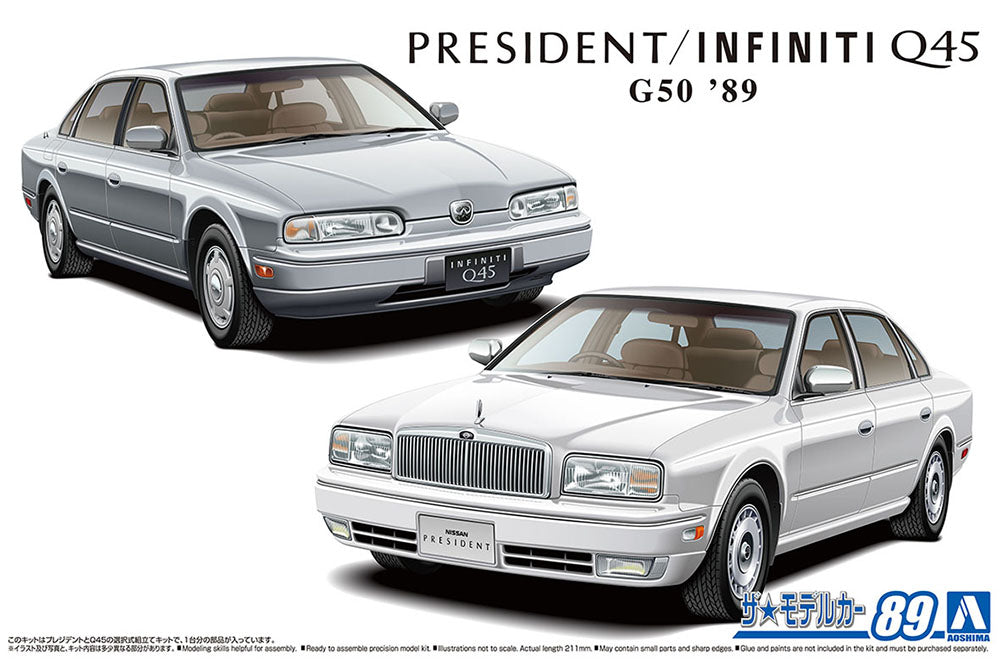 1/24 NISSAN G50 PRESIDENT/INFINITI Q45 '89 - COMING SOON