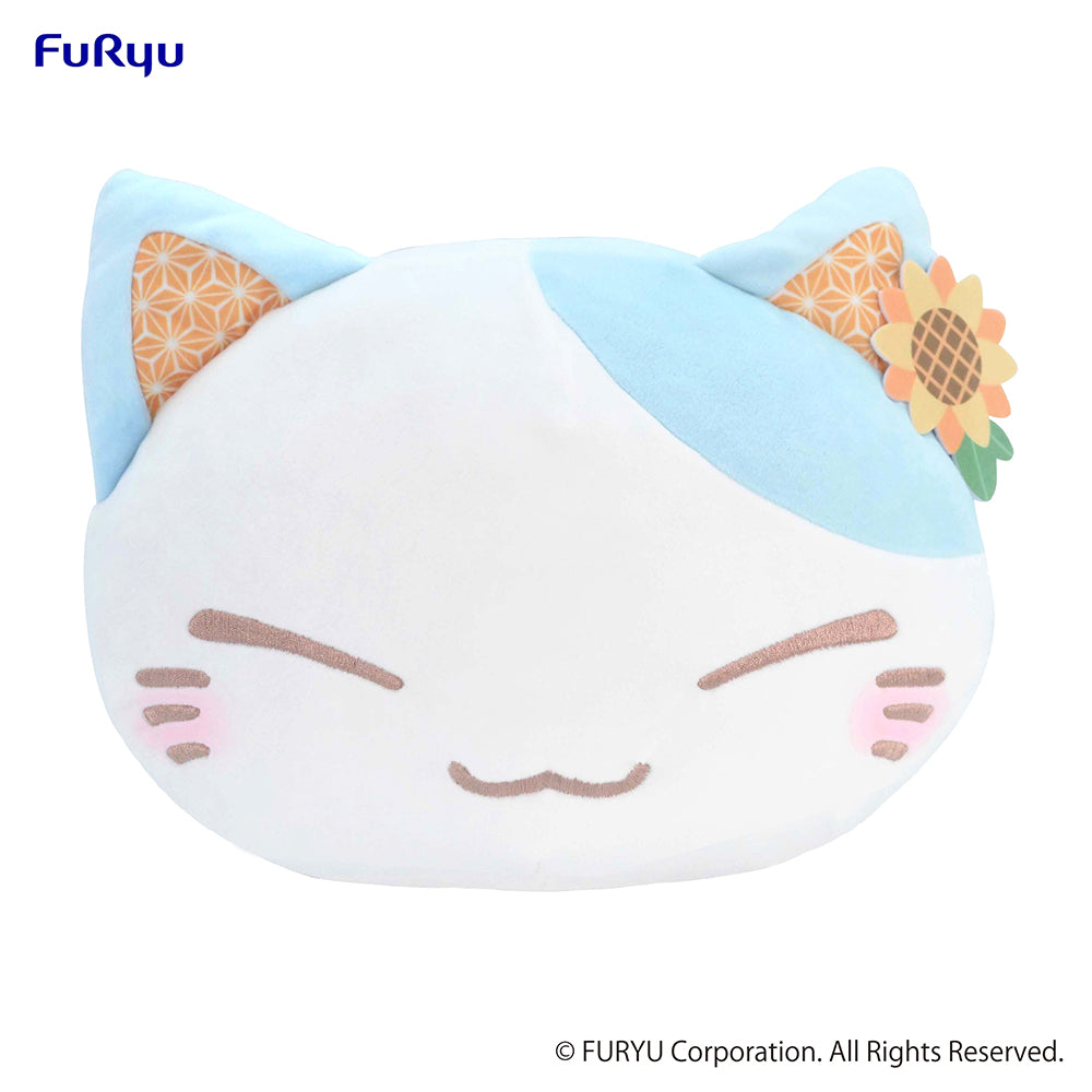 Nemuneko Cat Pastel Big Plush Toy -Light Blue- - COMING SOON