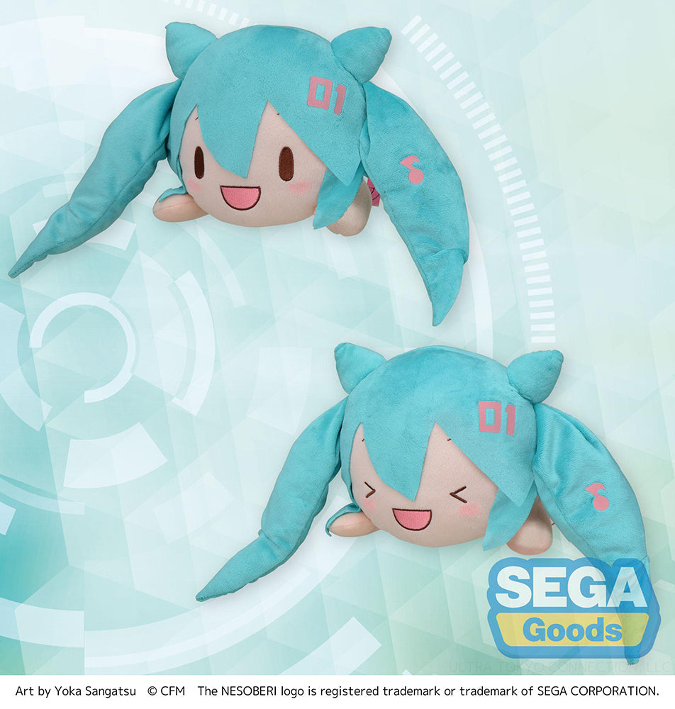 NESOBERI (Lay-Down) "Hatsune Miku" Series M Plush "Hatsune Miku" ~Live Cheering~ - COMING SOON