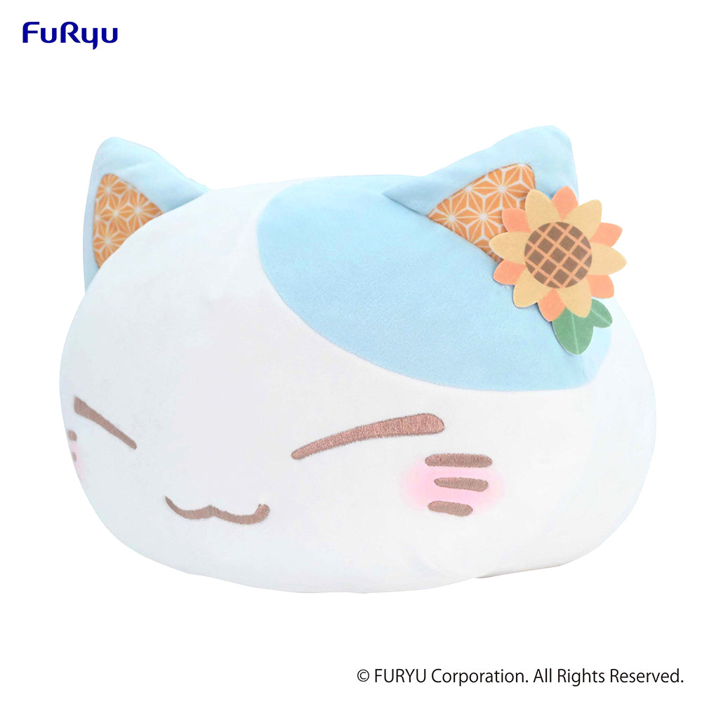 Nemuneko Cat Pastel Big Plush Toy -Light Blue- - COMING SOON