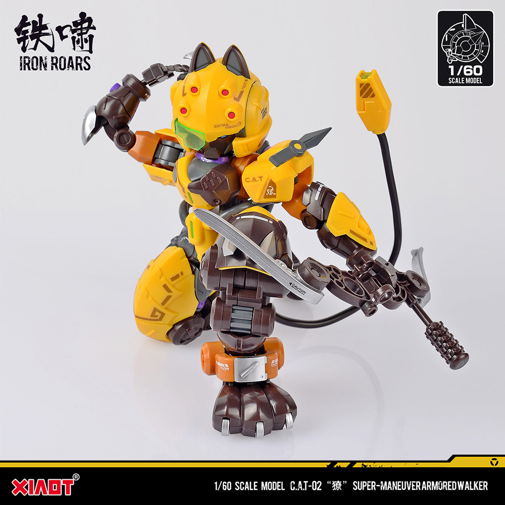 XIAOT x IRON ROARS SUPER-MANEUVER ARMORED WALKER C.A.T-02 "SHARP TEETH" 1: 60 SCALE PLASTIC MODEL KIT - COMING SOON