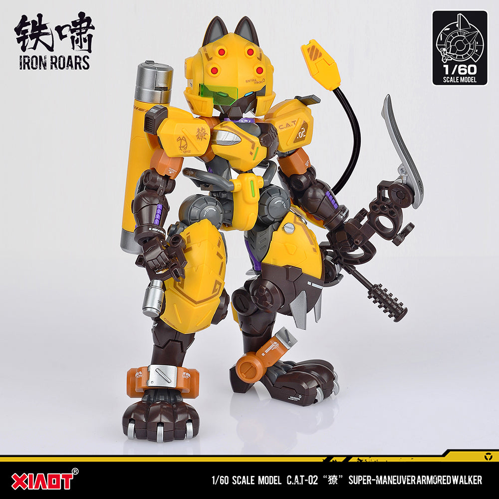 XIAOT x IRON ROARS SUPER-MANEUVER ARMORED WALKER C.A.T-02 "SHARP TEETH" 1: 60 SCALE PLASTIC MODEL KIT - COMING SOON