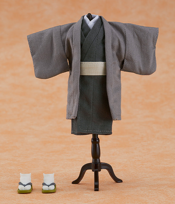 Nendoroid-Puppen-Outfit-Set: Kimono – Junge (Grau)
