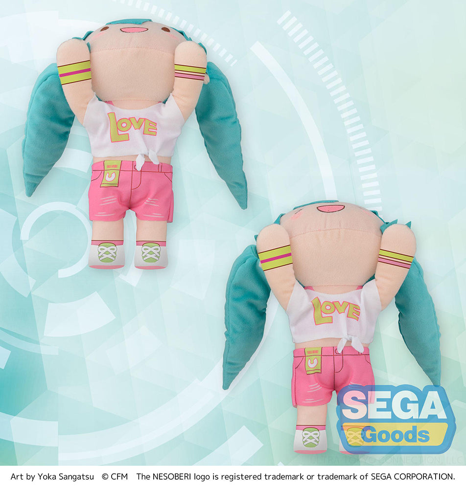 NESOBERI (Lay-Down) "Hatsune Miku" Series M Plush "Hatsune Miku" ~Live Cheering~ - COMING SOON