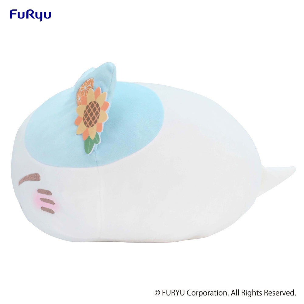 Nemuneko Cat Pastel Big Plush Toy -Light Blue- - COMING SOON