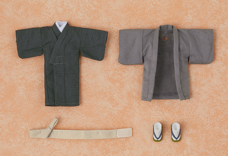 Nendoroid-Puppen-Outfit-Set: Kimono – Junge (Grau)