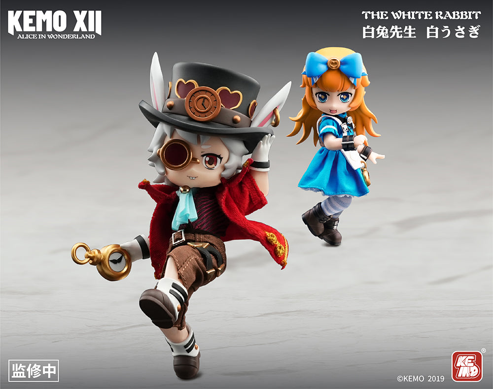 KEMO XII DOLL "ALICE IN WONDERLAND" WHITE RABBIT DEFORMED ACTION DOLL - COMING SOON