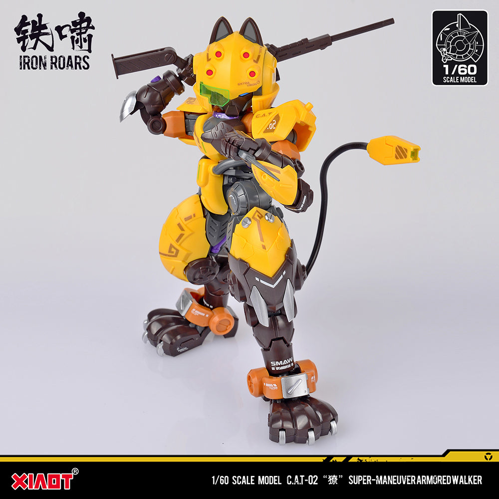 XIAOT x IRON ROARS SUPER-MANEUVER ARMORED WALKER C.A.T-02 "SHARP TEETH" 1: 60 SCALE PLASTIC MODEL KIT - COMING SOON