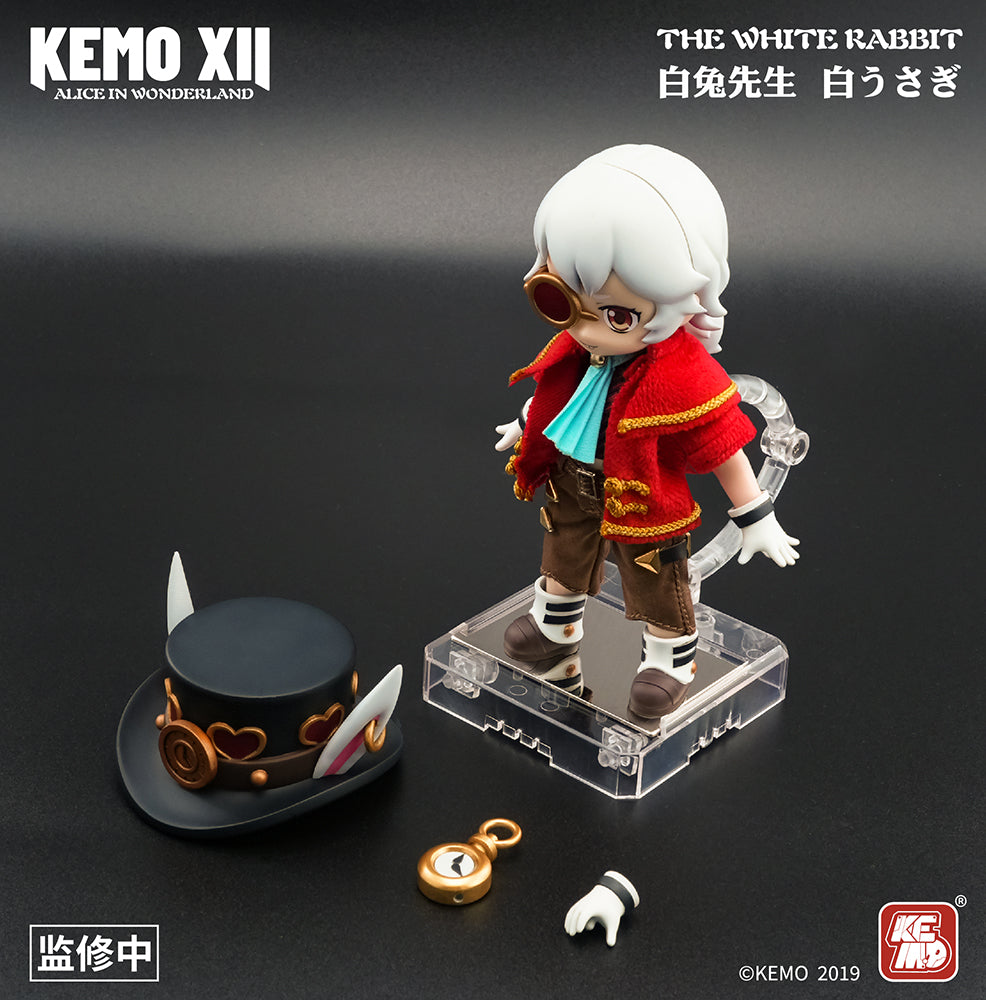 KEMO XII DOLL "ALICE IN WONDERLAND" WHITE RABBIT DEFORMED ACTION DOLL - COMING SOON