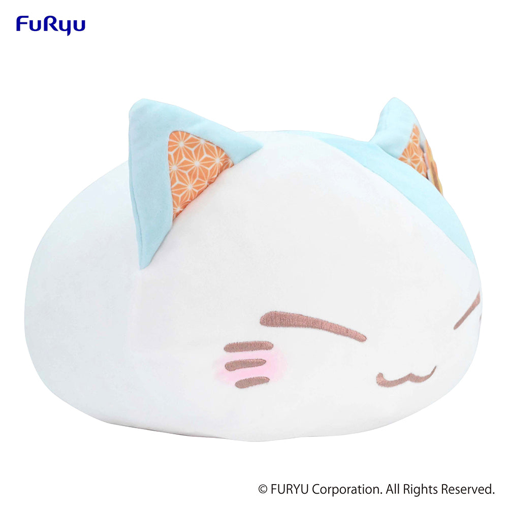 Nemuneko Cat Pastel Big Plush Toy -Light Blue- - COMING SOON