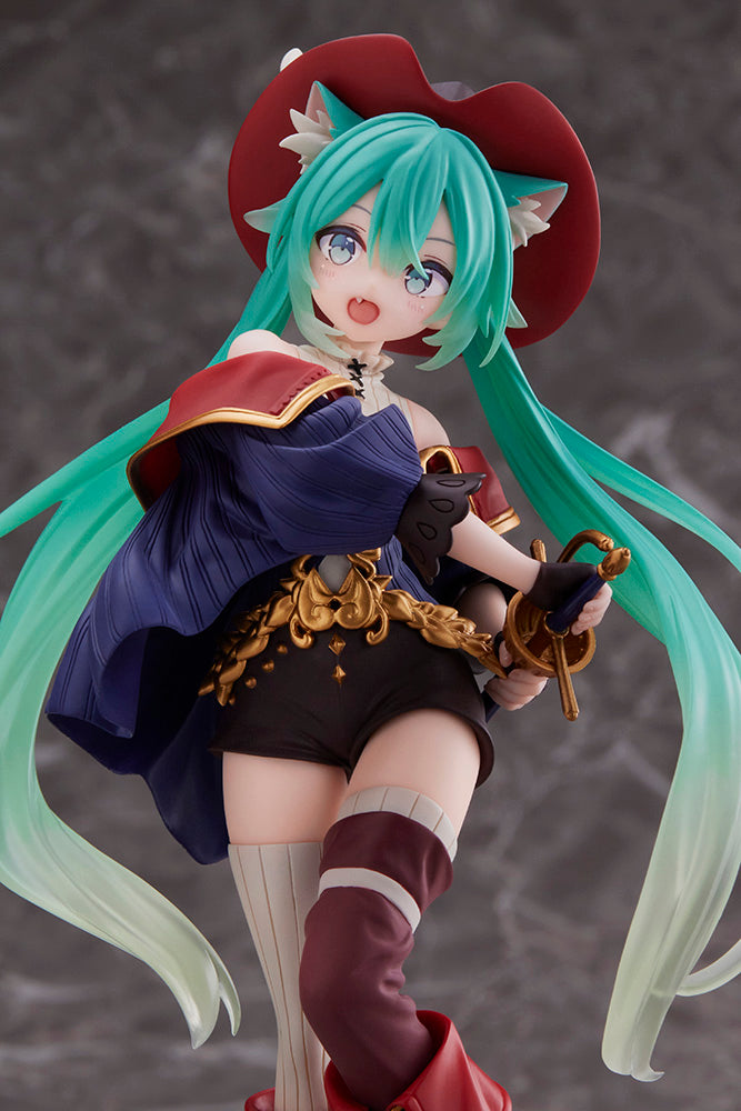 Figura Hatsune Miku Wonderland - Figura Premio Gato con Botas - PRÓXIMAMENTE
