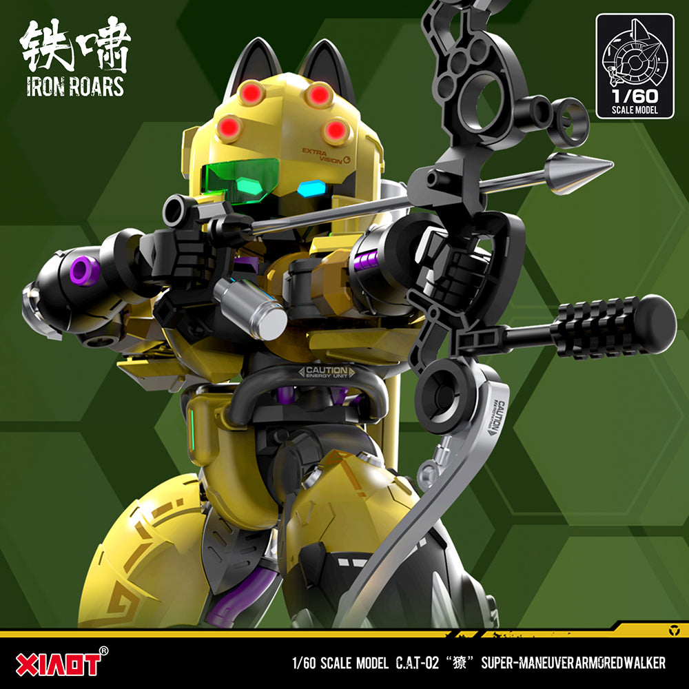 XIAOT x IRON ROARS SUPER-MANEUVER ARMORED WALKER C.A.T-02 "SHARP TEETH" 1: 60 SCALE PLASTIC MODEL KIT - COMING SOON