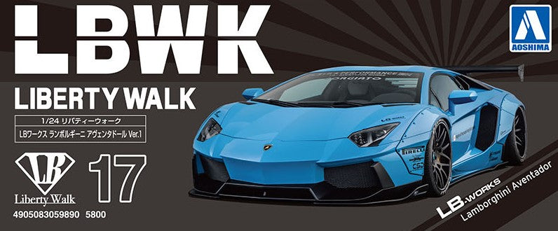 1/24 LB-WORKS Lamborghini Aventador Ver.1 – BALD ERHÄLTLICH