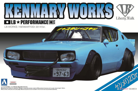 Aoshima Bunka Kyozai 1/24 Liberty Walk Series No.6 Nissan Skyline Landgasthof 2Dr 2014Ver. Plastic Model Kit