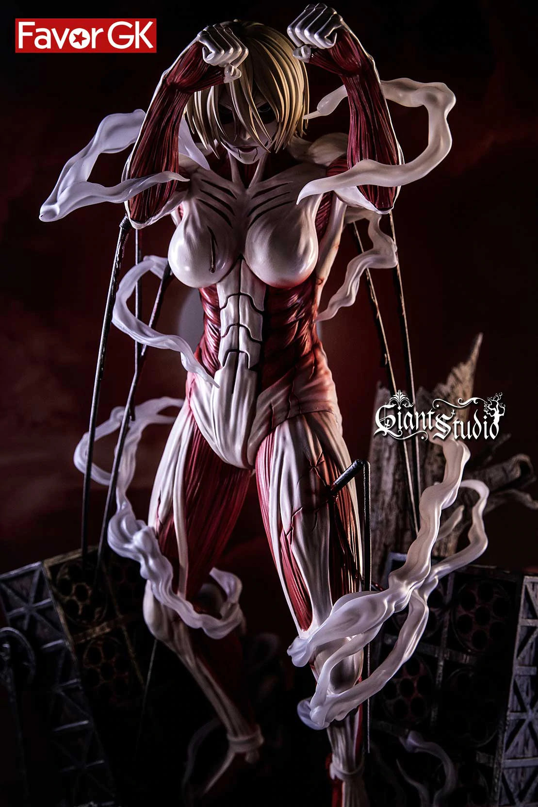 Weibliche Titanin Annie Leonhart – Attack On Titan Resin Statue – Giant Studio Limited Edition