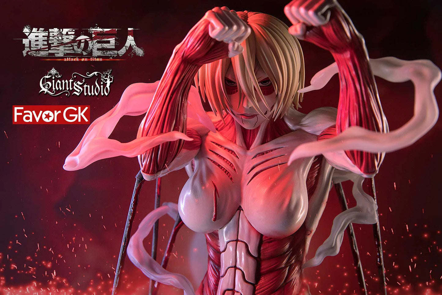 Weibliche Titanin Annie Leonhart – Attack On Titan Resin Statue – Giant Studio Limited Edition