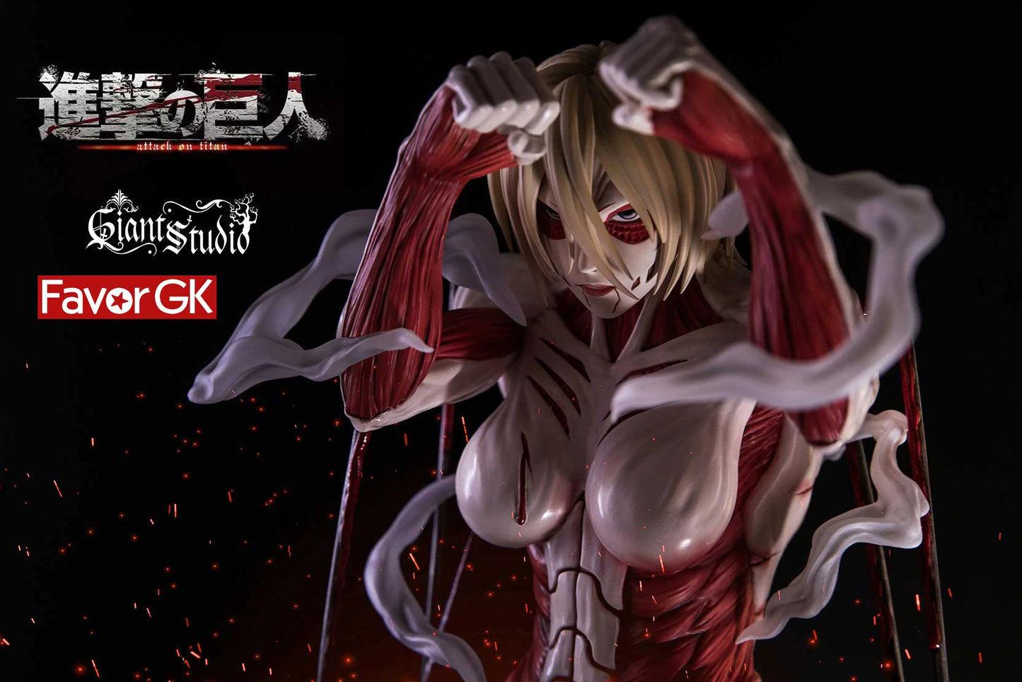 Weibliche Titanin Annie Leonhart – Attack On Titan Resin Statue – Giant Studio Limited Edition