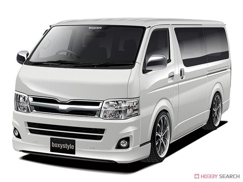 Aoshima The Tuned Car 1/24 Boxystyle TRH200V HiAce Super GL '10 (Toyota) Plastic Model Kit