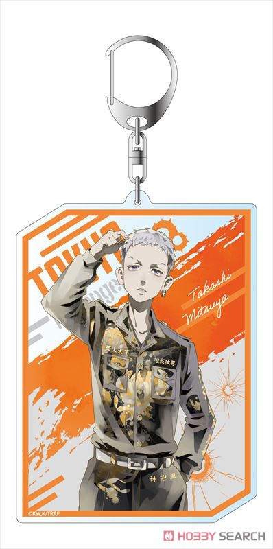 Tokyo Revengers Big Key Ring Pale Tone Series Takashi Mitsuya Ver. Keychain Super Anime Store