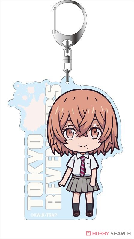 Tokyo Revengers Big Key Ring Hinata Tachibana Deformed Ver. Keychain Super Anime Store