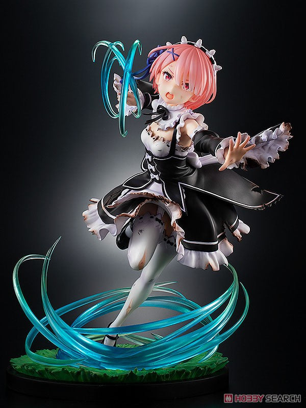 Re:Zero – Starting Life in Another World: Ram (Battle with Roswaal Version) PVC-Figur im Maßstab 1:7