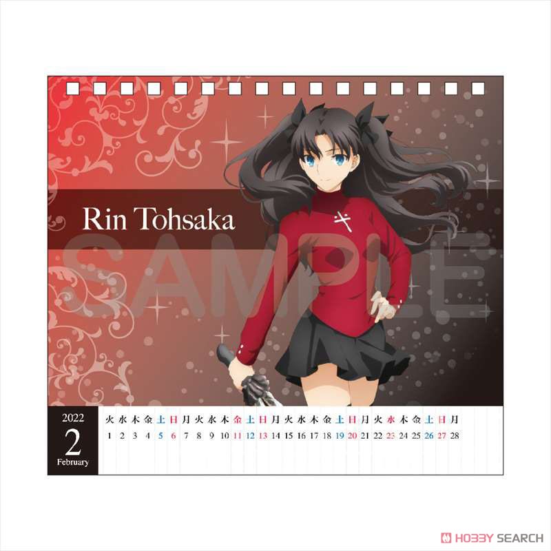 Fate stay night: Heaven`s Feel Desk Calendar