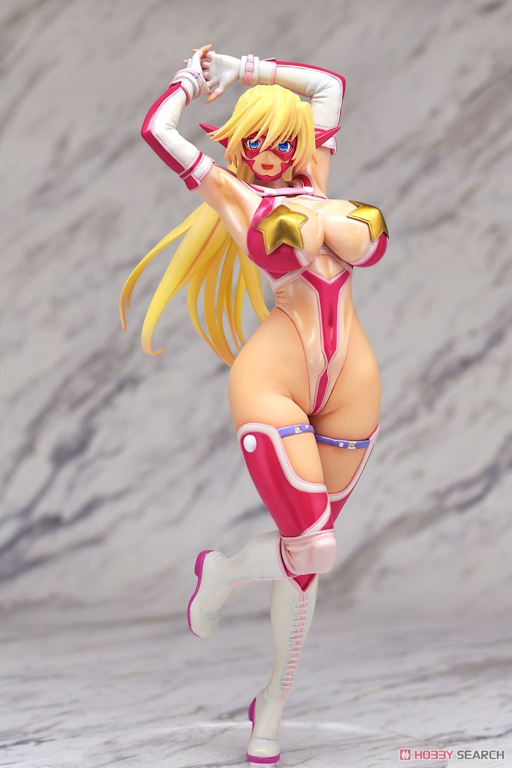 Suketto Sanjou!!! Sandy Bash Star Mask Red PVC Figure