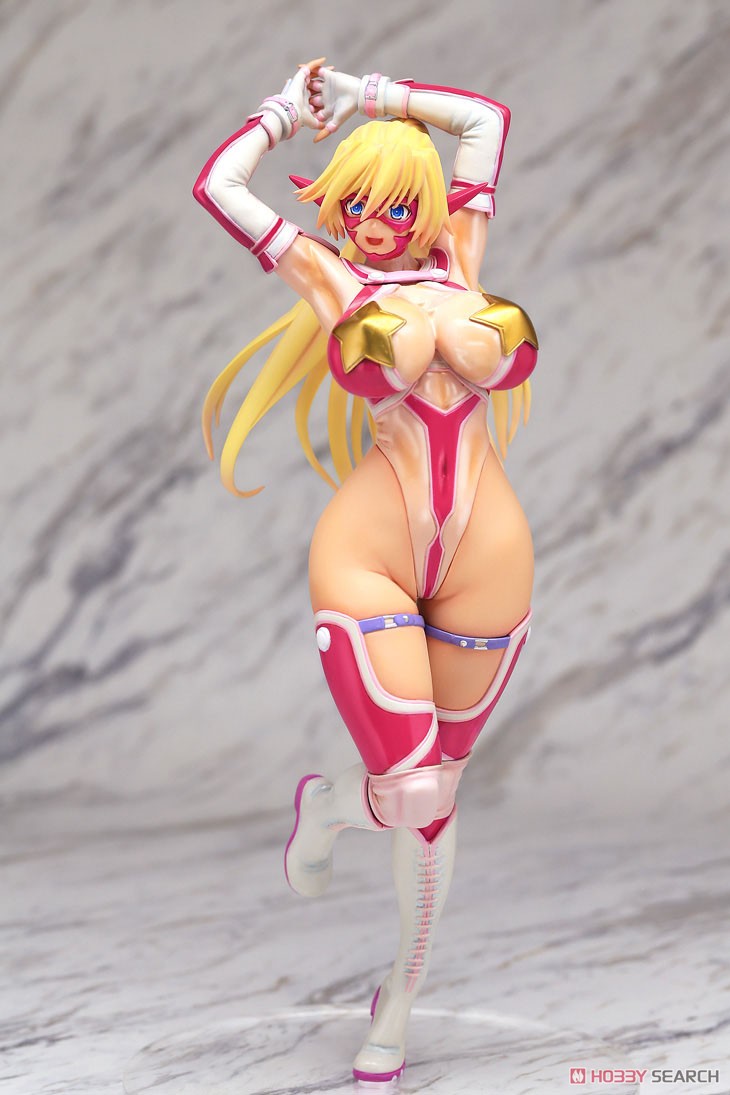 Suketto Sanjou!!! Sandy Bash Star Mask Red PVC Figure