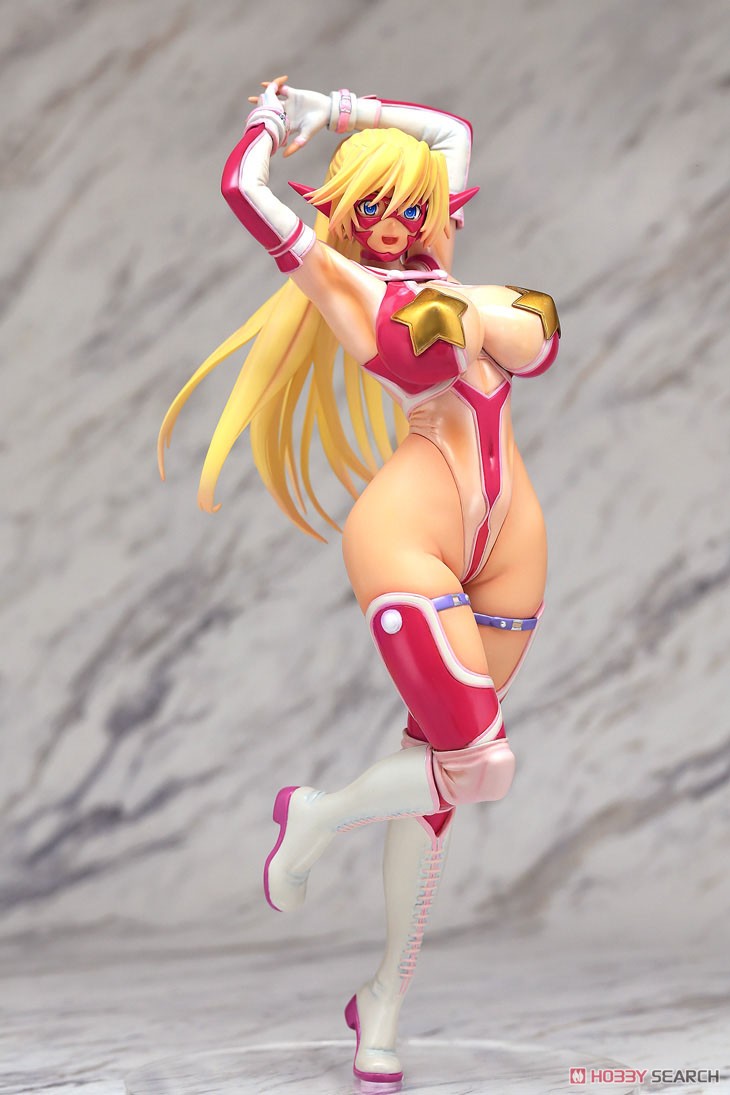Suketto Sanjou!!! Sandy Bash Star Mask Red PVC Figure