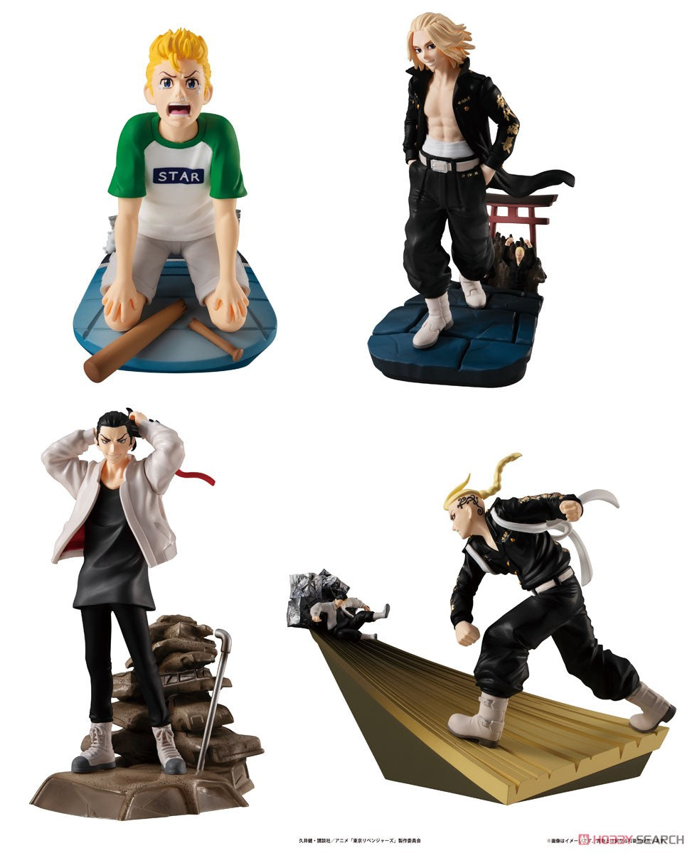 Petitrama Series Tokyo Revengers Toman Heroic Scenes (Set of 4) Figure