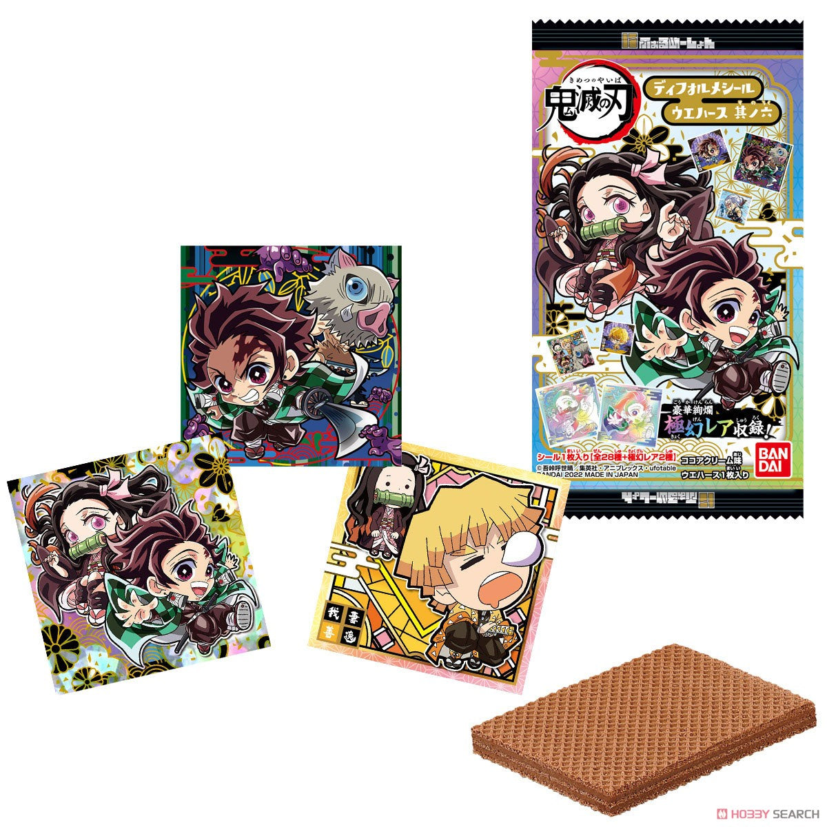 Niformesion Demon Slayer: Kimetsu no Yaiba Deformed Seal Wafer Vol.6 (1 pack)